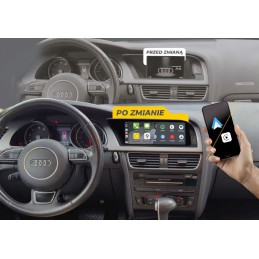 ekran dotykowy android auto carplay do audi a5