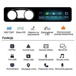 wyświetlacz dotykowy ekran android auto carplay do mercedesa w213