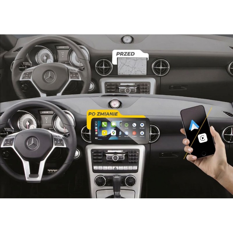 android auto i carplay do mercedesa slk