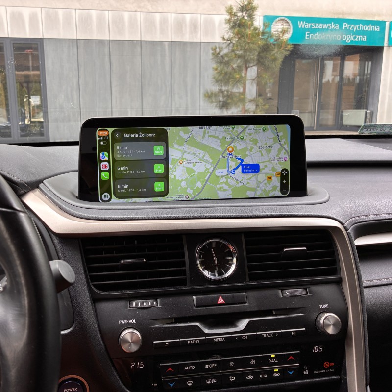 dotykowy ekran do lexusa rx