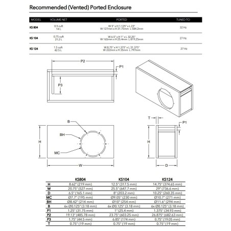 subwoofer ks124