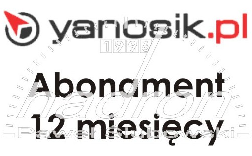 Abonament Yanosik 1 rok