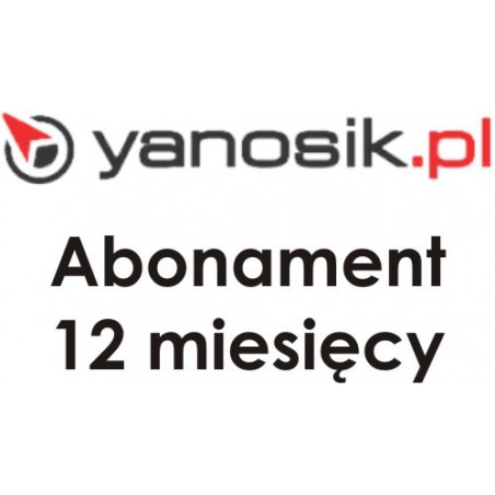 Abonament Yanosik 1 rok Abonament Yanosik 1 rok