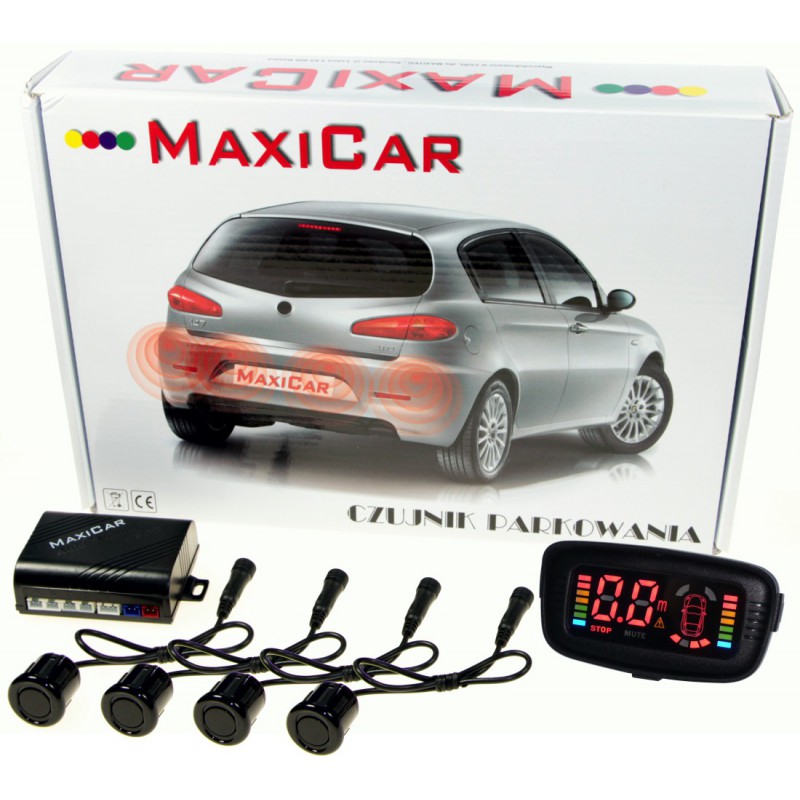 Czujnik Cofania Maxicar LED E9-4 Czujnik Cofania Maxicar LED E9-4