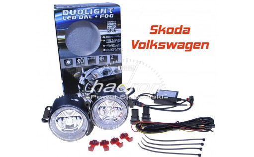 Światła dzienne DRL + FOG EinParts DuoLight DL03 VW/Skoda