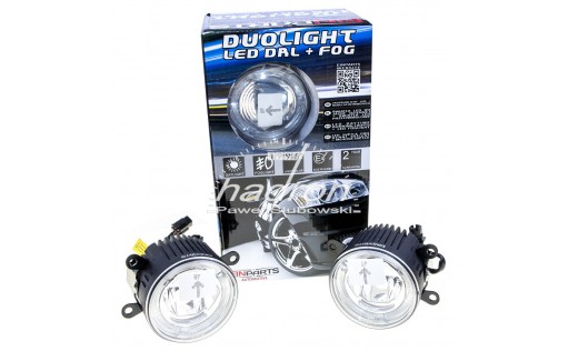 Światła dzienne DRL + przeciwmgłowe DuoLight V.1 9cm 