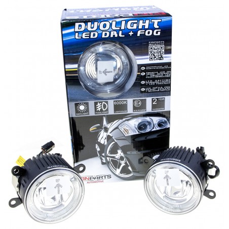 Światła dzienne DRL + przeciwmgłowe DuoLight V.1 9cm 