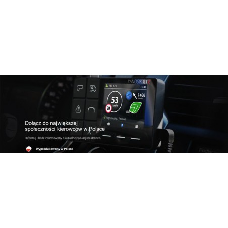 Asystent kierowcy YANOSIK-GTR + pakiet roczny