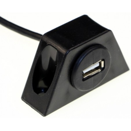 Gniazdo samochodowe USB z 2m przewodem