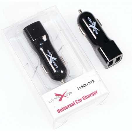 Zasilacz samochodowy eXtreme 2 x USB 3,1A