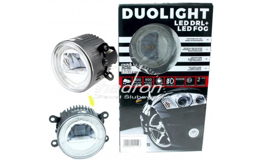 Światła dzienne DRL + przeciwmgłowe DuoLight V.1 9cm DL22