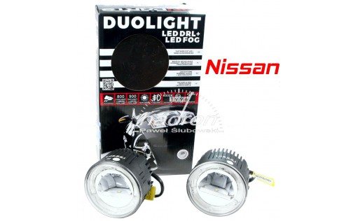 Światła dzienne DRL + przeciwmgłowe DuoLight V.1 Nissan DL11 
