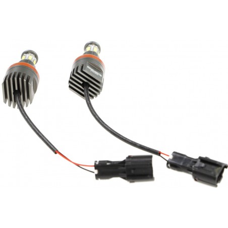 Angel eyes w BMW podświetlenie ringów w BMW markery LED H8