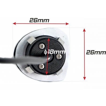 kamera wpuszczana w zderzak