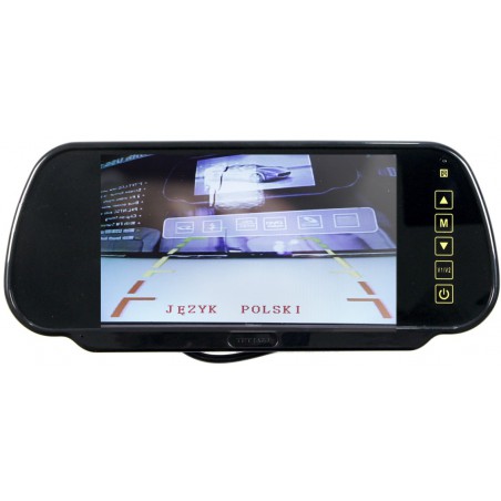 monitor do kamery cofania w lusterku wstecznym