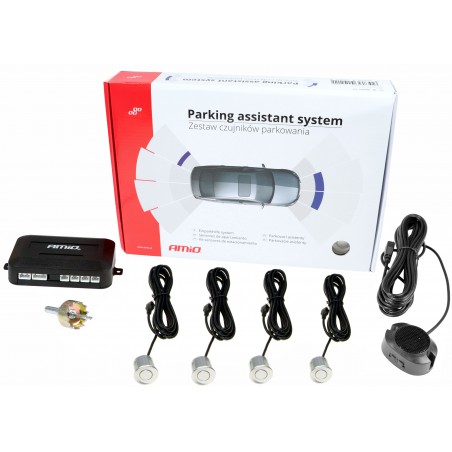 czujniki cofania srebrne