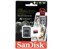 Karta Pamięci SanDisk Extreme PRO mSD C10 64GB