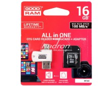 Karta pamięci GoodRam mSD C10  16GB All in One