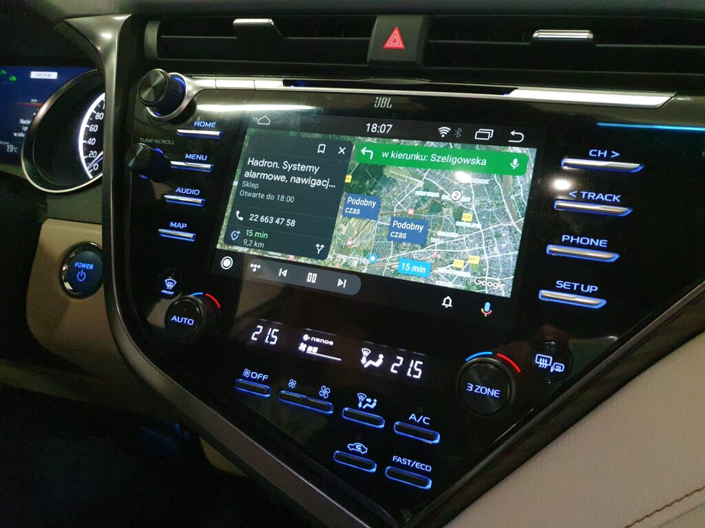 android auto w toyocie camry