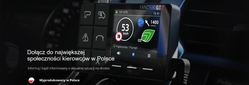 Yanosik GT-R Warszawa sklep Nowe funkcje w nowym Yanosiku GT-R