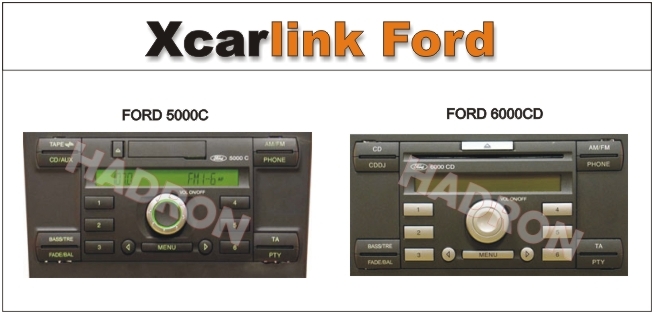 XCarLink do Forda Fakra - kompatybilne radioodtwarzacze