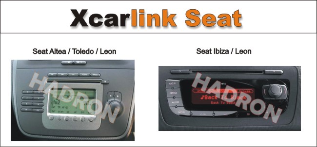 radia SEAT'a które współpracują ze zmieniarką XCL