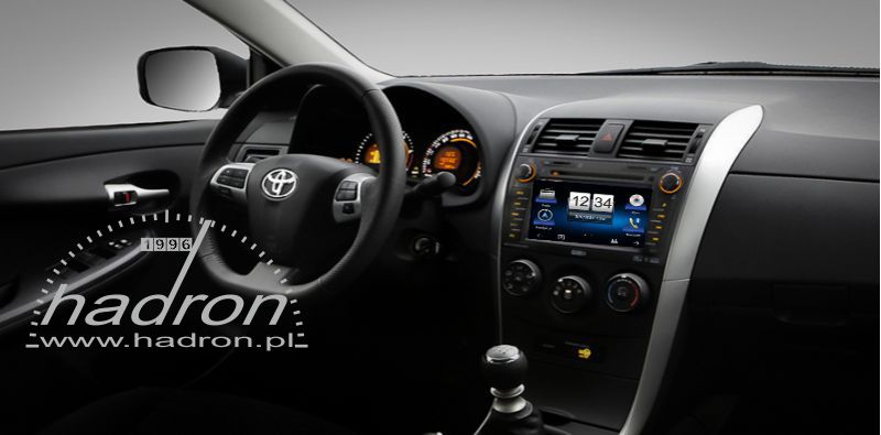 Stacja multimedialna 2DIN GMS Adayo Toyota Corolla 2007 - 2012 GMS Adayo CE4K55 - stacja multimedialna do Toyoty Corolli