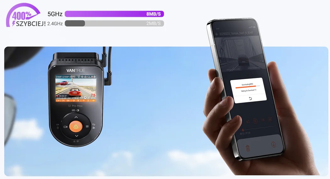 wideorejestrator vantrue s1 pro max 