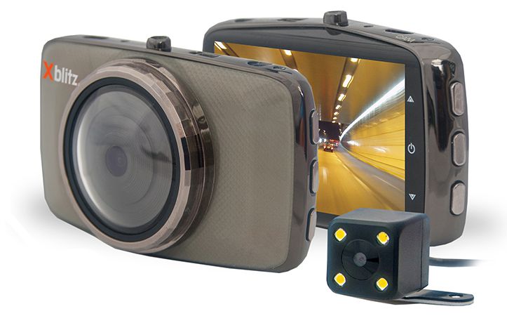 Kamera samochodowa Xblitz Dual Core - z rejestratorami przednim i tylnim