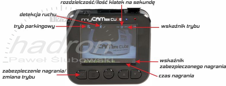 rejestrator NavRoad myCam Cube