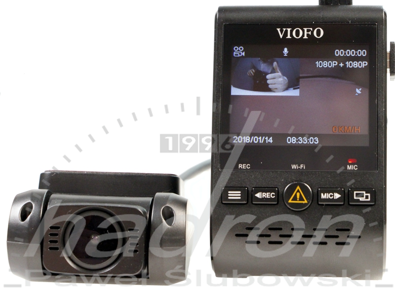 viofo a129 dual wideorejestrator z wifi gps