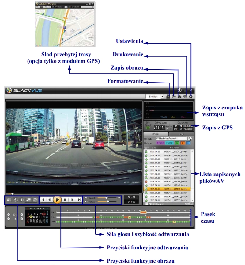 wideorejestrator z GPS