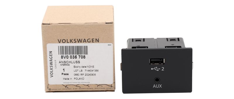 port usb audi 8v0 035 708