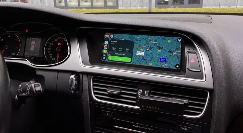 mapy google do audi a4 b8