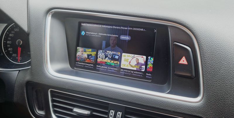 youtube android auto w audi q5