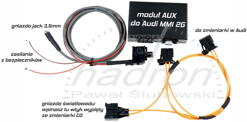 moduł aux do audi mmi 2g audi a4 audi a5 audi a6 audi a8