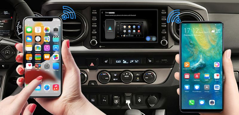 bezprzewodowe android auto carplay