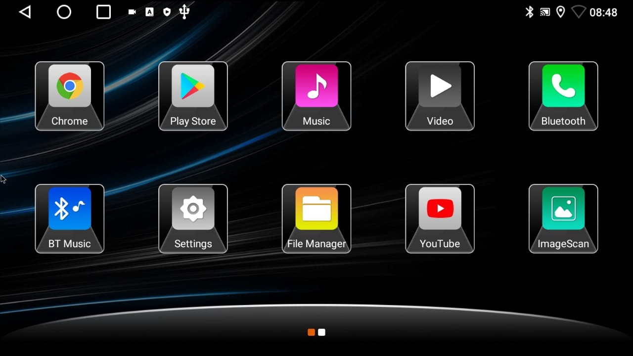 monitor android podwieszany 