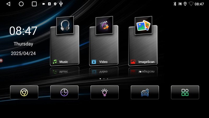 monitor podwieszany podsufitowy android 