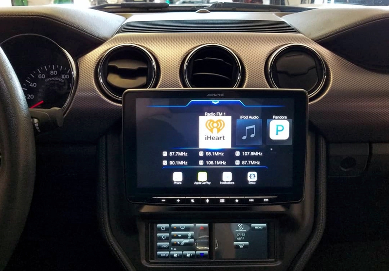 radio carplay android auto ford mustang