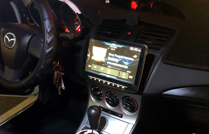 radio android auto carplay apple mazda 3