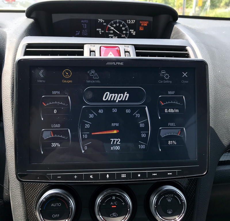 radio android auto carplay subaru wrx