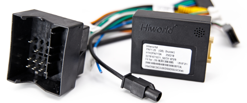 widok modułu Hiworld PAF1.20 sterowania z kierownicy PSA