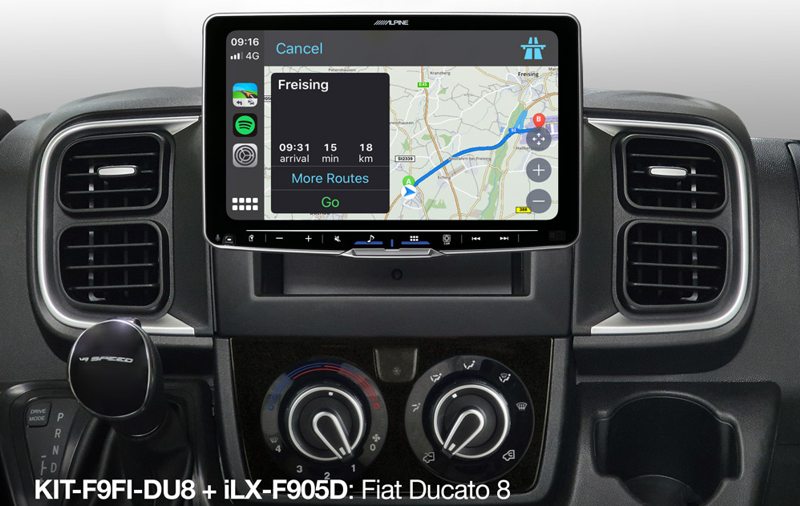 radio do fiata ducato alpine