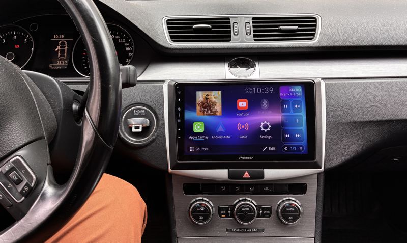radio android auto do volkswagena passata b7