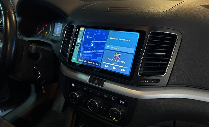 radio do volkswagena sharana android auto 