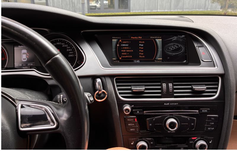 android auto do audi a4 b8 
