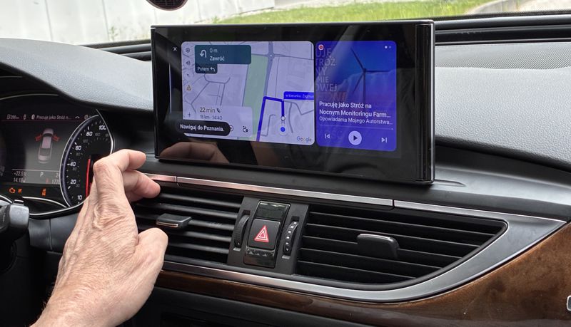 android auto carplay ekran dotykowy do audi a6