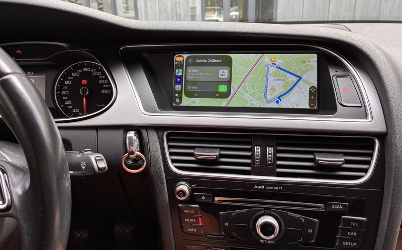 android auto do audi a4 b8