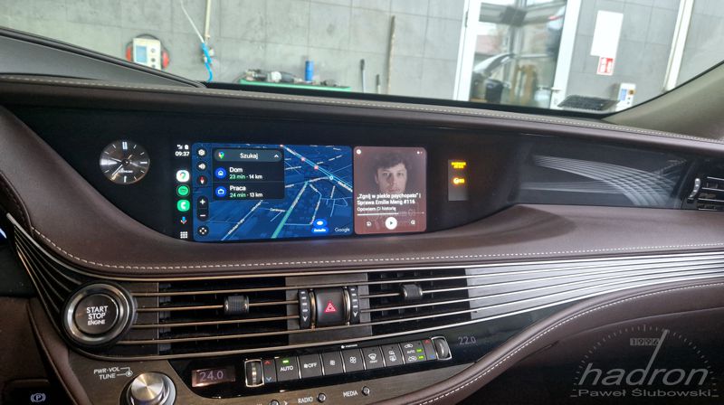 android auto w lexusie ls 500